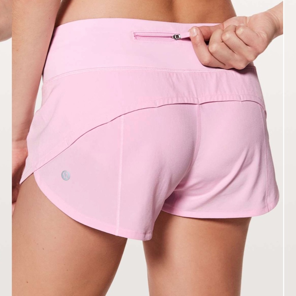 Lululemon Pink Speed Up Short